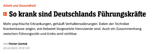 Gesundheit 8 Führungskräfte Gesundheit in Deutschland Spiegel Online Artikel